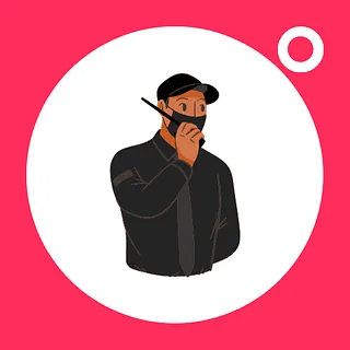 icono de guarda de seguridad